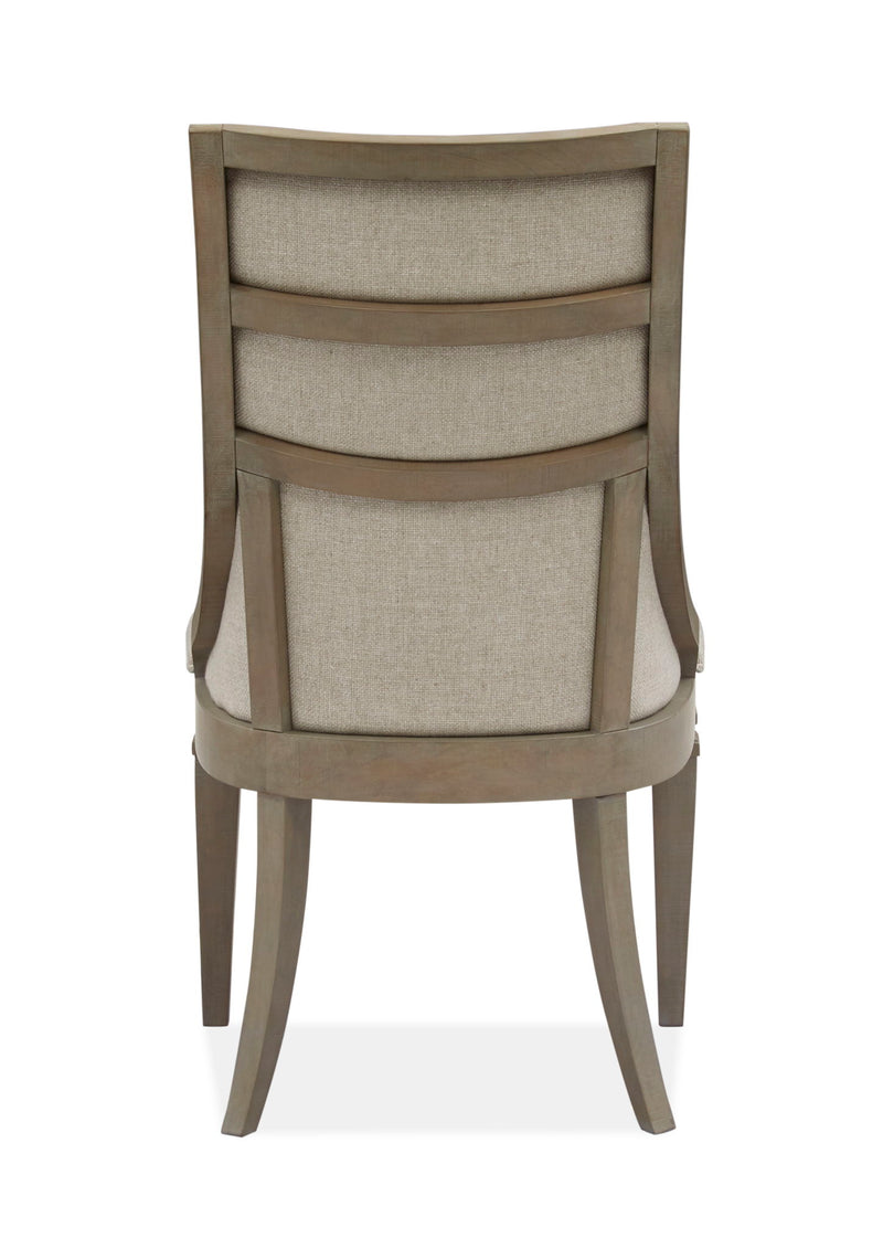 Lancaster - Dining Arm Chair With Upholstered Seat & Back (Set of 2) - Dovetail Gray