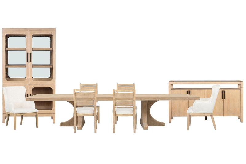 Somerset - Extendable Trestle Dining Table Set