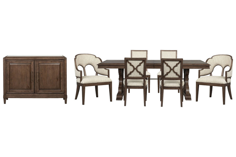 Jubilee - Extendable Trestle Dining Table Set