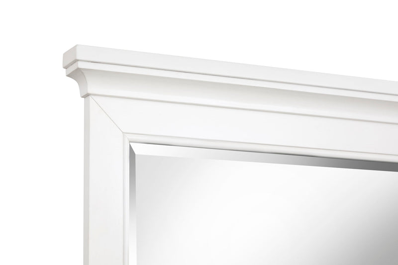 Juniper Hill - Landscape Mirror - Whisper White