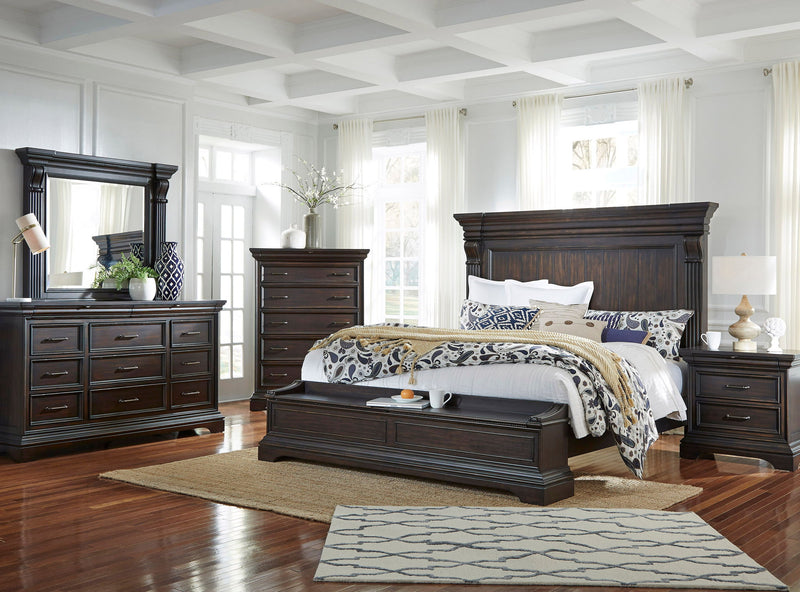 Caldwell - 6 Drawer Chest - Smoked Molasses