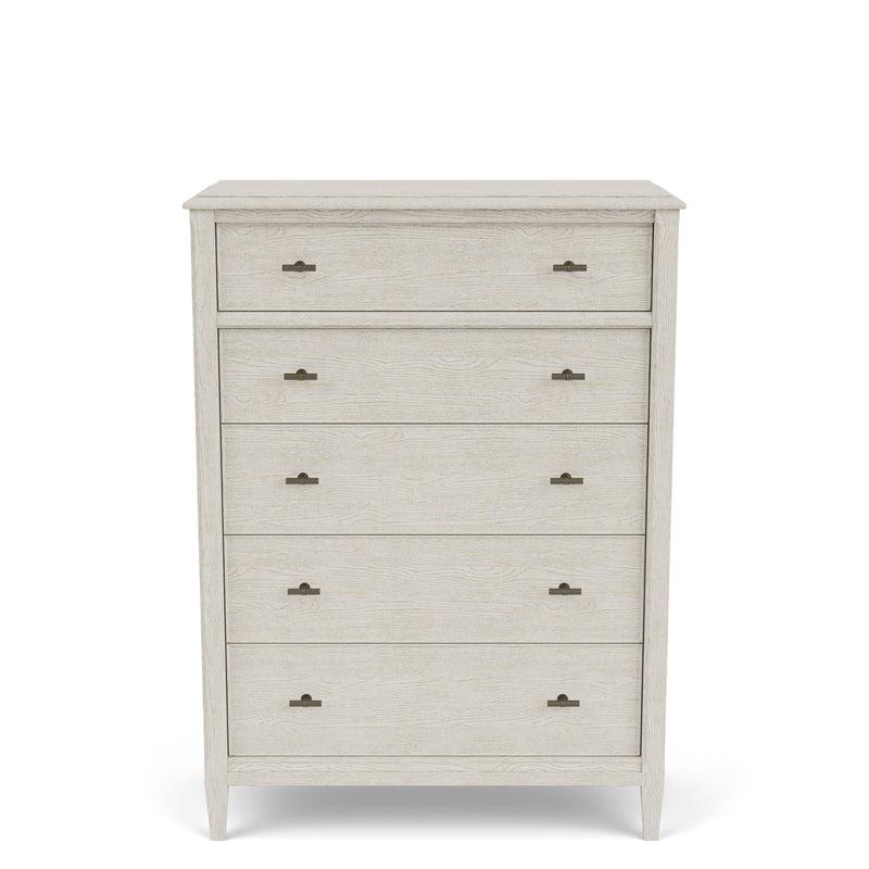 Carmella - Five Drawer Chest - Pebble Oak