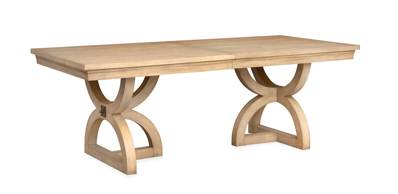 Coventry - Extendable Trestle Dining Table - Honey Wheat