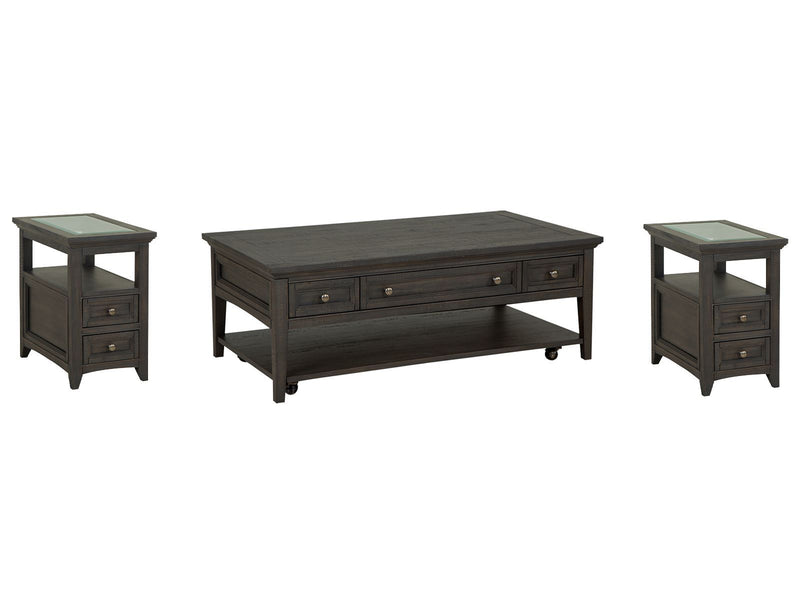 Westley Falls - Rectangular Cocktail Table Set