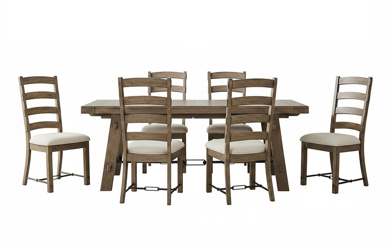 Doe Valley - Wood Dining Table With Extensions With Turnbuckle - Buckskin