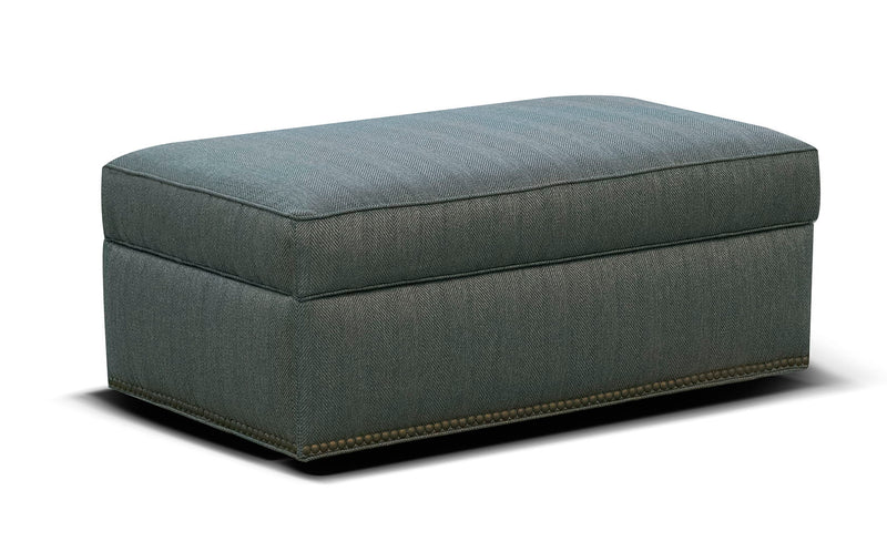 June - Storage Ottoman With Nails