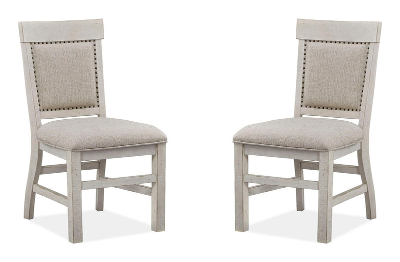 Bronwyn - Dining Side Chair With Upholstered Seat (Set of 2) - Alabaster