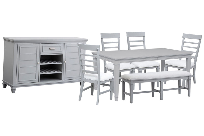 Charleston - Extendable Rectangular Dining Table Set