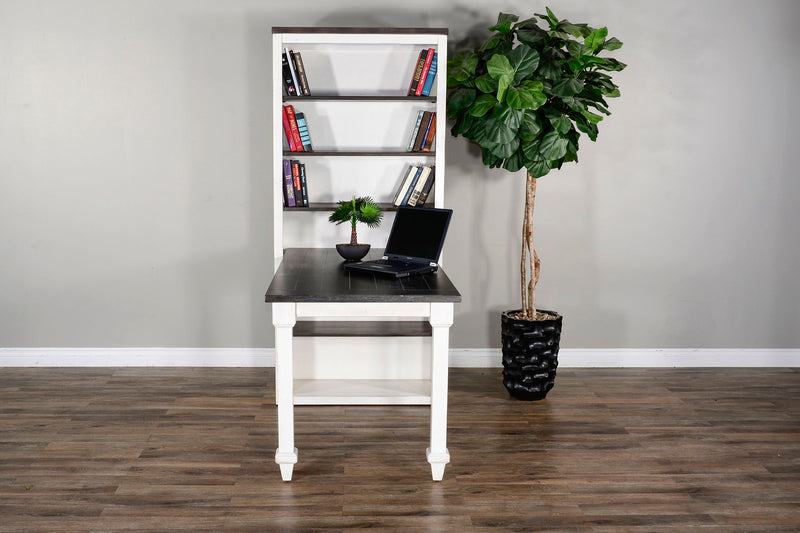 Carriage House - Bookcase / Open - Cottage White / Europen Dark