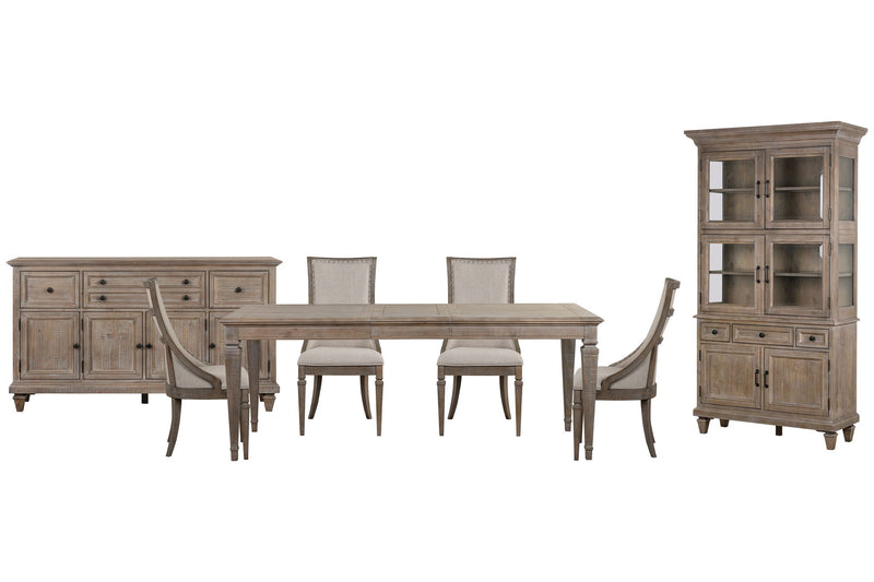 Lancaster - 7 Piece Extendable Rectangular Dining Table Set