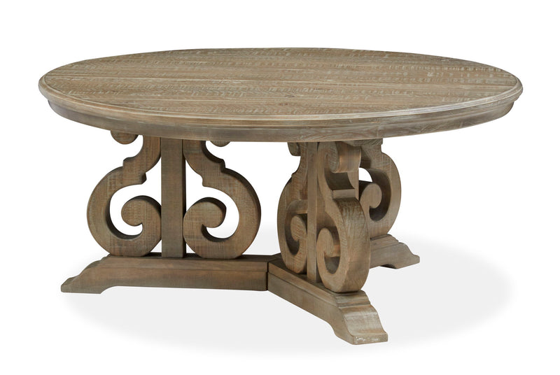 Tinley Park - Round Cocktail Table - Dove Tail Gray