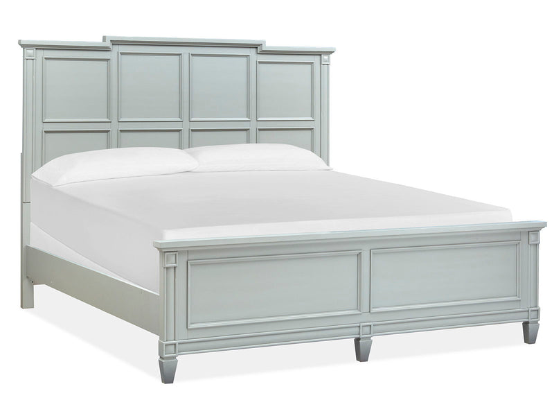 Glenbrook - Complete California King Panel Bed - Pebble