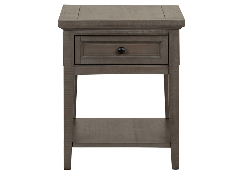 Paxton Place - Rectangular End Table - Dovetail Gray