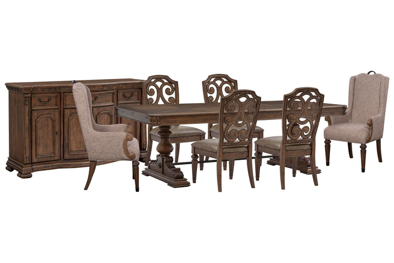 Durango - Extendable Trestle Dining Table Set