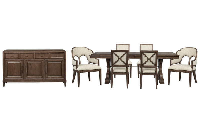 Jubilee - Extendable Trestle Dining Table Set