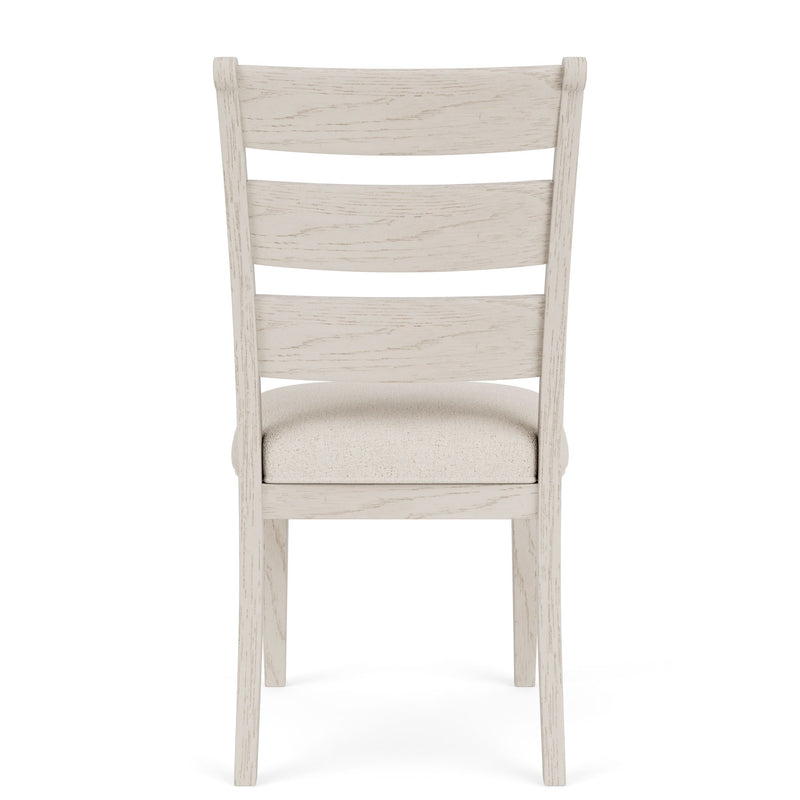 Glenndale - Wood Back Upholstered Side Chair (Set of 2) - Aged White