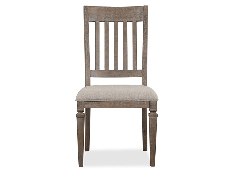 Lancaster - Dining Side Chair With Upholstered Seat (Set of 2) - Dovetail Gray