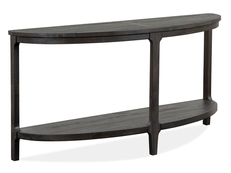 Boswell - Demilune Sofa Table - Peppercorn