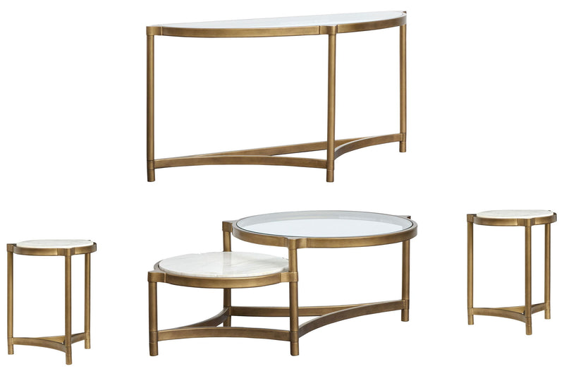 Cassidy - Shaped Cocktail Table Set