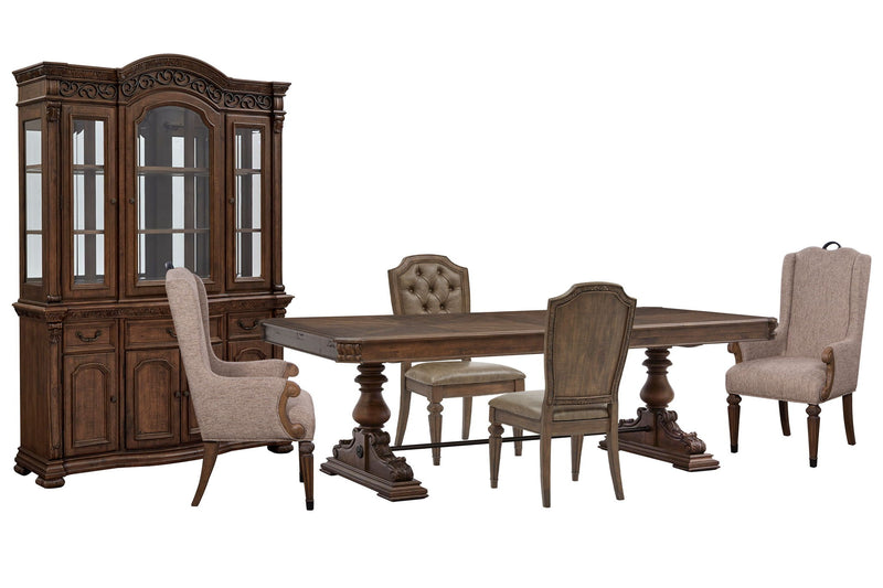 Durango - Extendable Trestle Dining Table Set