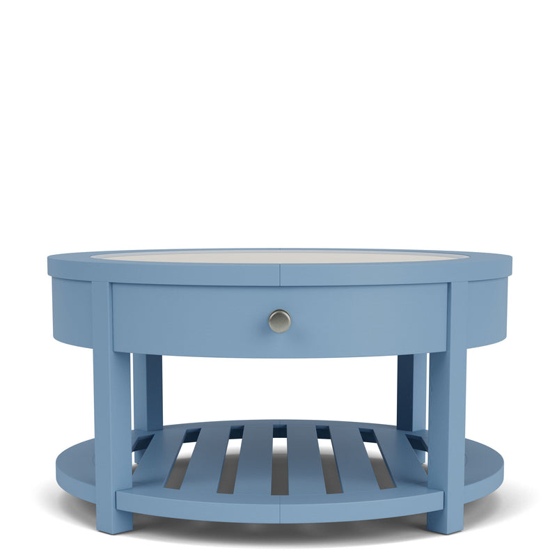 Rosalie - Round Cocktail Table - Blue