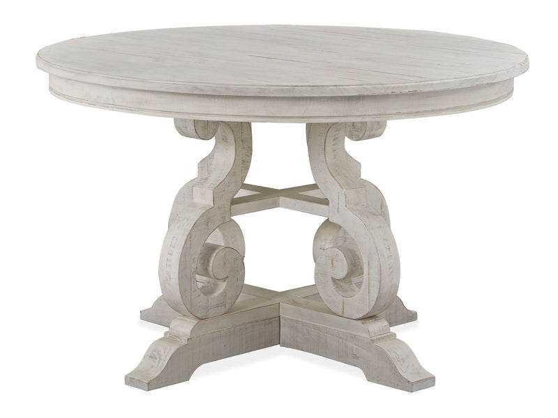 Bronwyn - 48" Round Dining Table - Alabaster