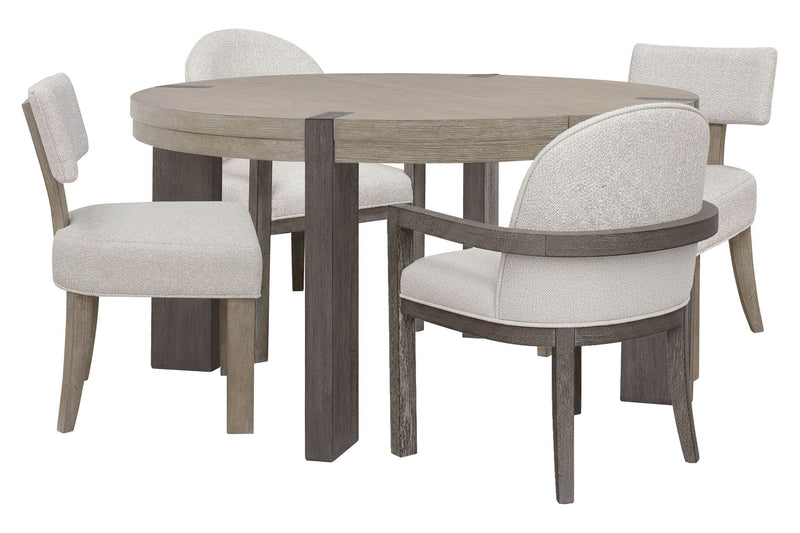 Anderson Park - Round Dining Table Set With Kilsmos Chairs