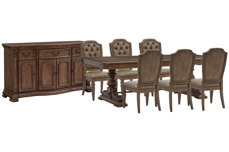 Durango - Extendable Trestle Dining Table Set