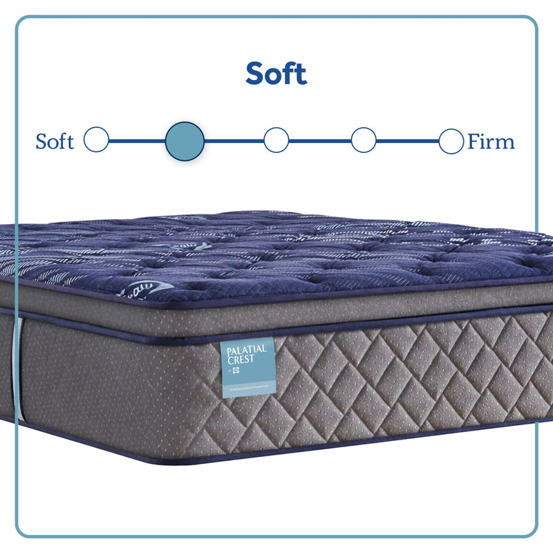 Palatial Crest - Pura Vida Soft Euro Pillow Top Mattress
