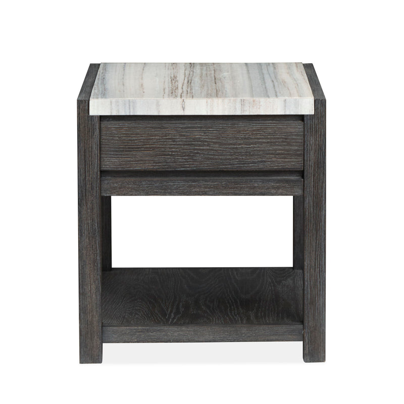 Plum Creek - Rectangular End Table - Ravenwood Black