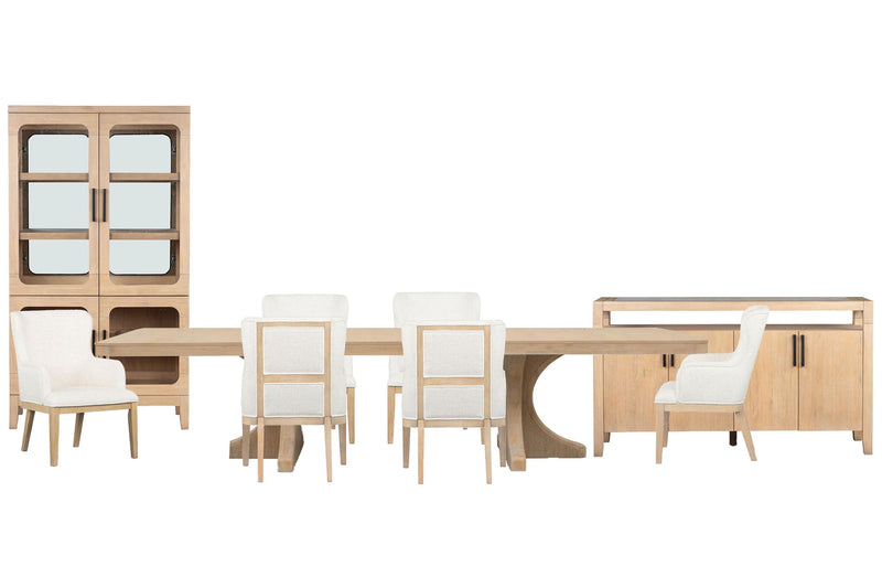 Somerset - Extendable Trestle Dining Table Set