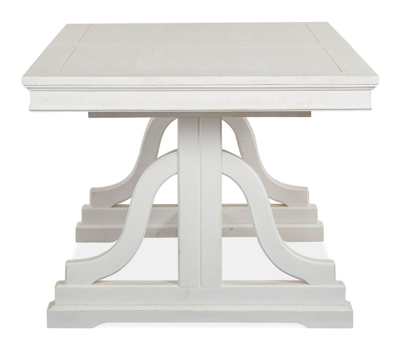 Heron Cove - Trestle Dining Table - Chalk White