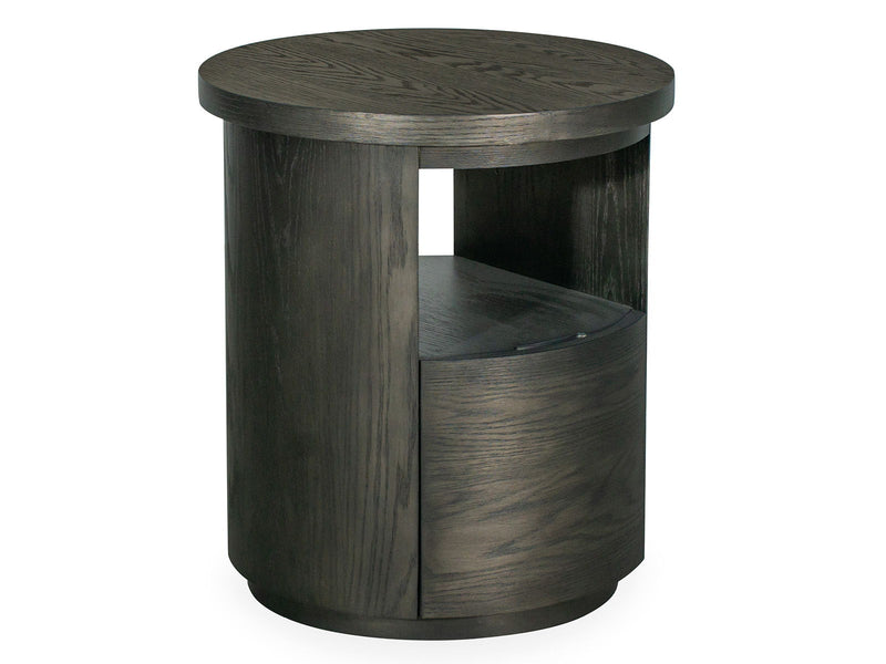 Bosley - Round End Table - Coffee Bean