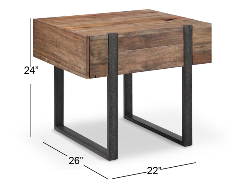 Prescott - Modern Reclaimed Wood Table