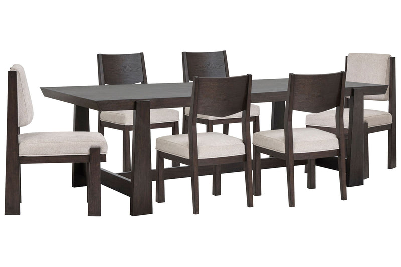 Tauren - Trestle Dining Table Set