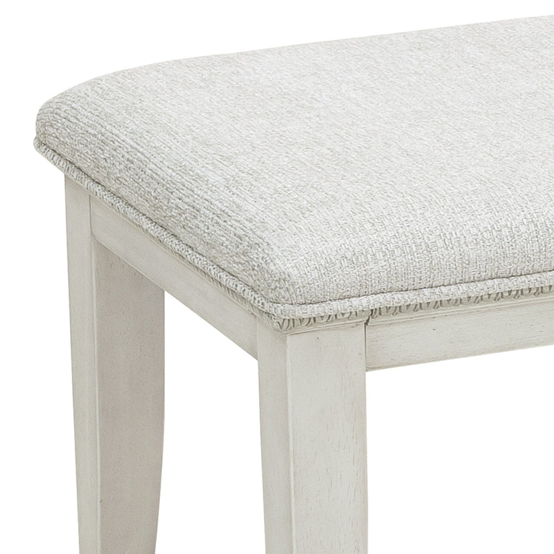 Camila - Vanity Stool - Creamy White