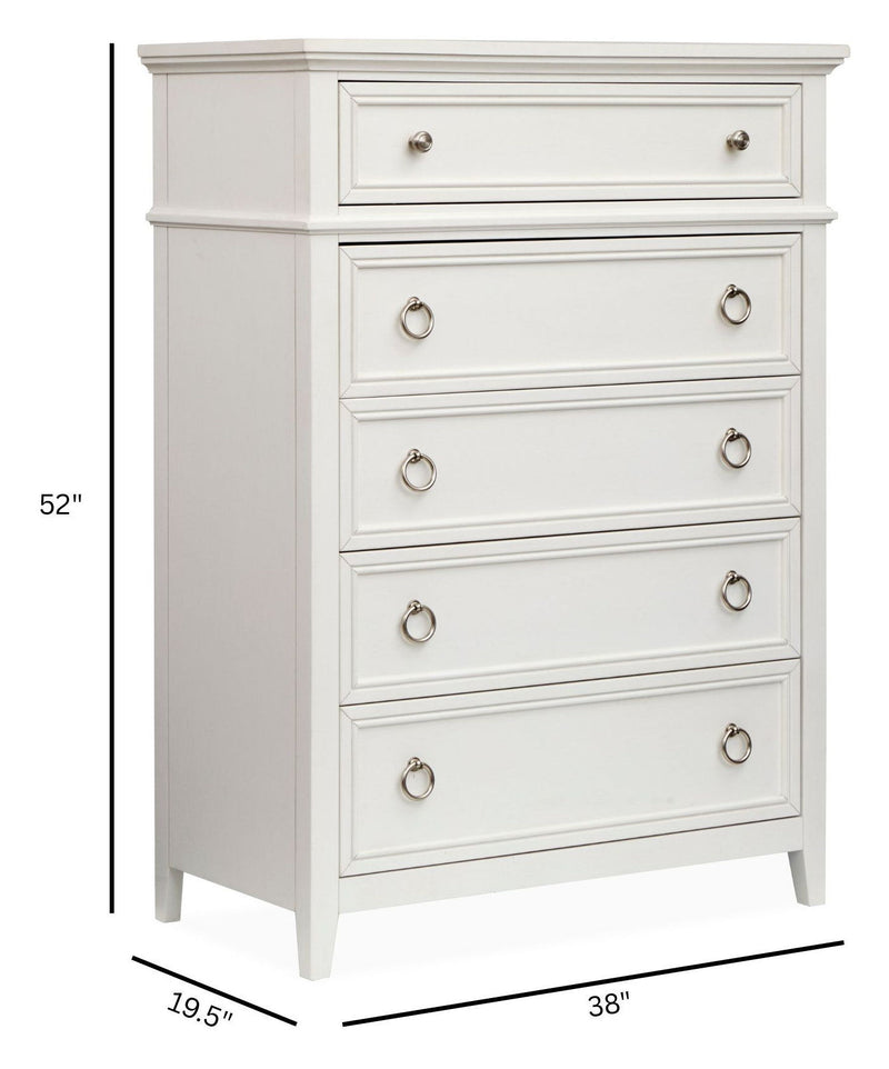 Juniper Hill - Drawer Chest - Whisper White