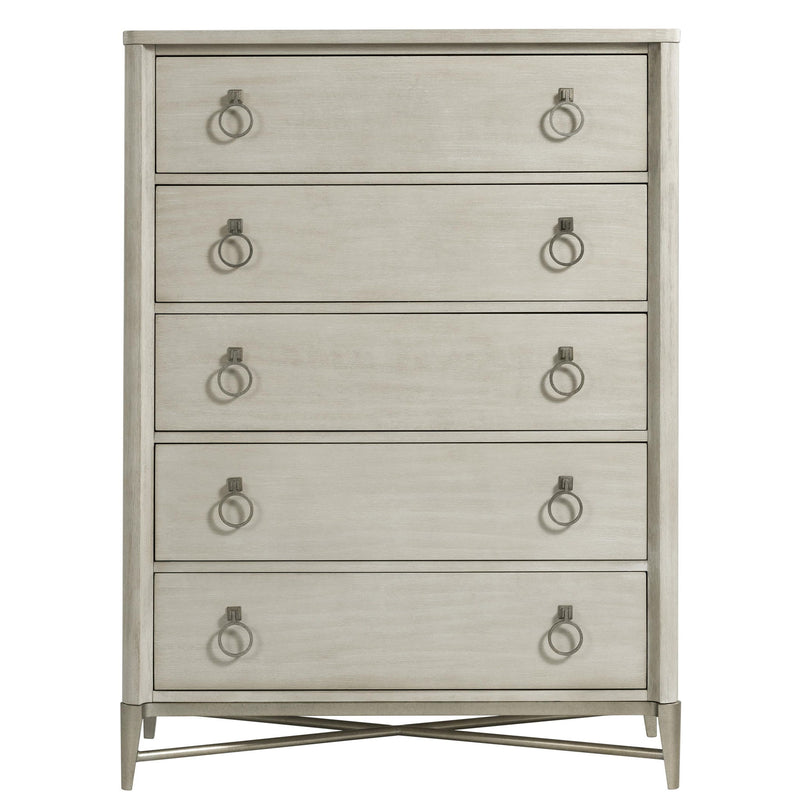 Maisie - 5 Drawer Chest - Champagne