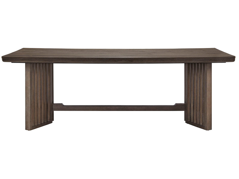 Kavanaugh - Trestle Dining Table - Weathered Kona Brown