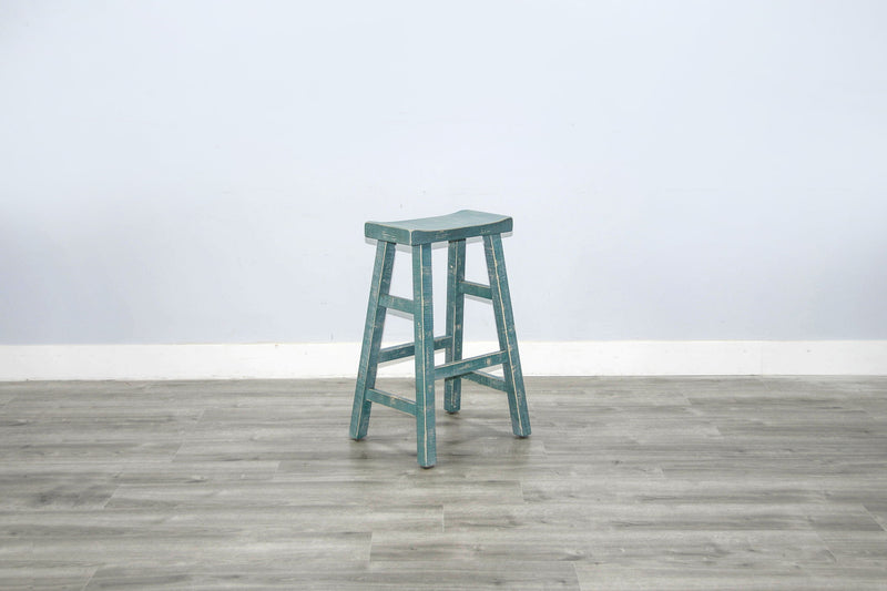 Marina - Stool With Wood Seat (Set of 2)