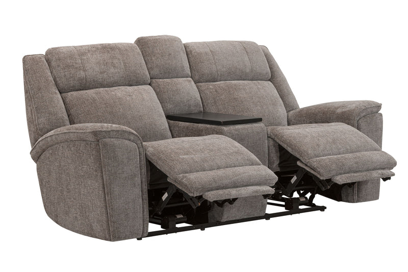 Colton - Power Zero Gravity Console Loveseat With Immersive Audio P3 - Branson Tweed