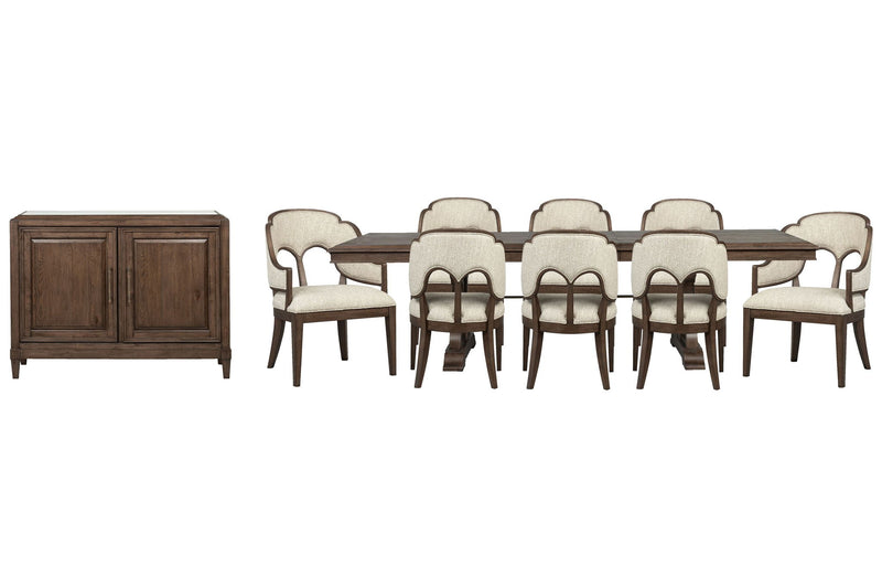 Jubilee - Extendable Trestle Dining Table Set
