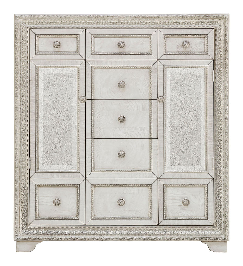 Camila - 9 Drawer Door Chest - Creamy White