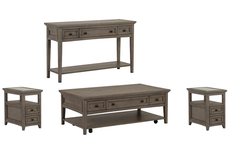 Paxton Place - Rectangular Caster Cocktail Table Set