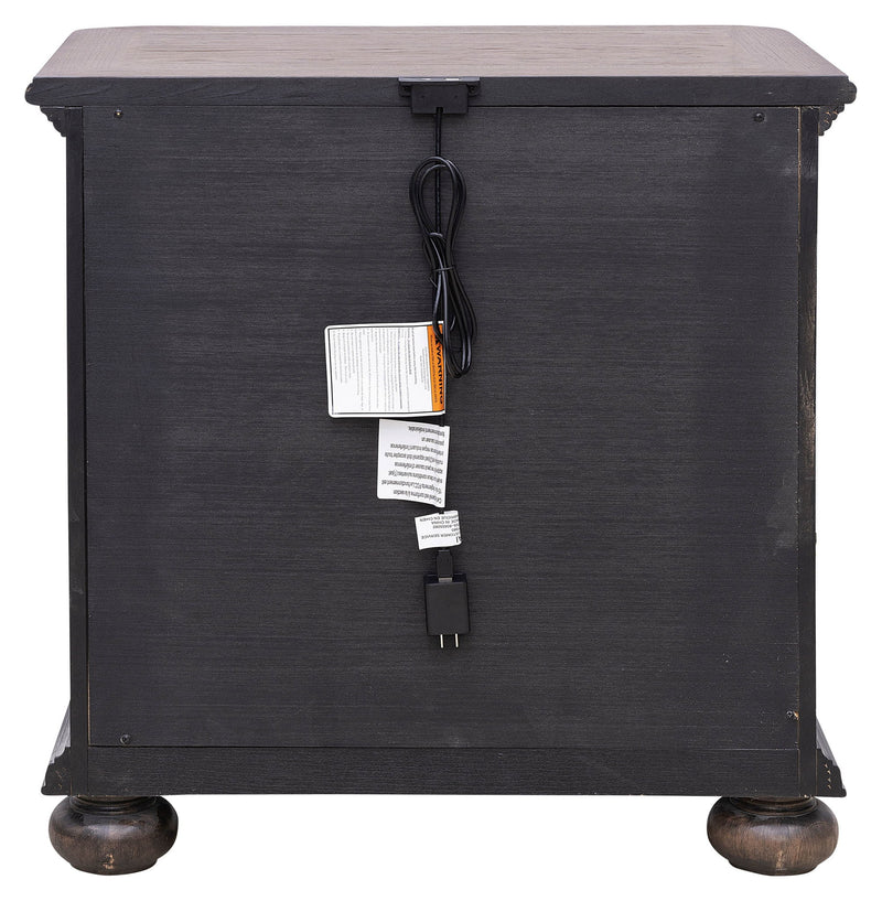 Saddle Creek - Drawer Nightstand - Timber Brown