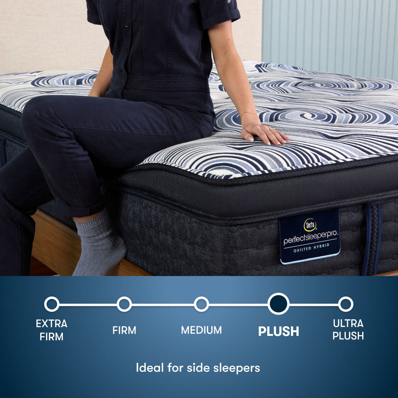 Perfect Sleeper Pro - 15" Edinburgh Hybrid Latex Plush Pillow Top Mattress