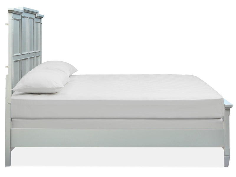 Glenbrook - Complete California King Panel Bed - Pebble