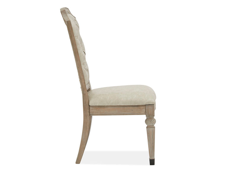Marisol - Dining Side Chair With Upholstered Seat and Back (Set of 2) - Fawn