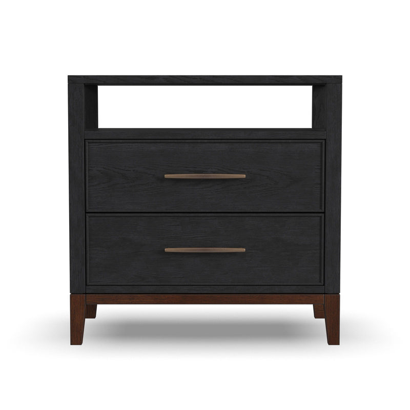 Waterfall - Nightstand - Deep Ebony
