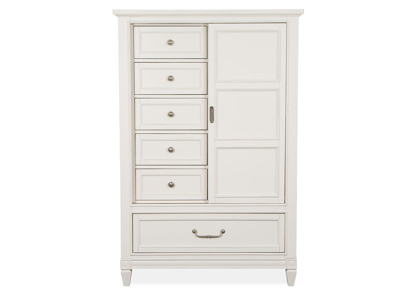 Willowbrook - Door Chest - Egg Shell White With Slight Rub Through